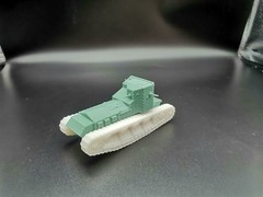 3D printing 1/72/48/35/87 UK Mark A Whippet‌/ ‌Whippet Tank Uncoated kit
