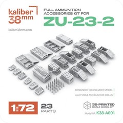 kaliber38mm 1/72 Zu-23-2 Full Ammunition Accessories