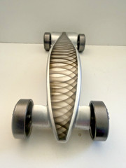 Stunning Pinewood Derby Car! Ultra Fast! Amazing Paint – Trophy Potential!!