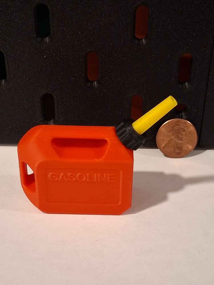 (Set Of 5) Miniature Gas Cans 1/10 Scale
