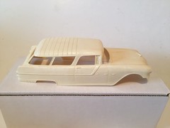 All American Models Resin 1955 Pontiac Safari Station Wagon + Donor Parts 1:25