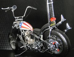 Easy Rider Harley Davidson Built Motorcycle Chopper Captain America Model
