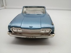 Vintage 1960 Ford Galaxie Starliner AMT Friction Promo Car Turquoise Hard Top