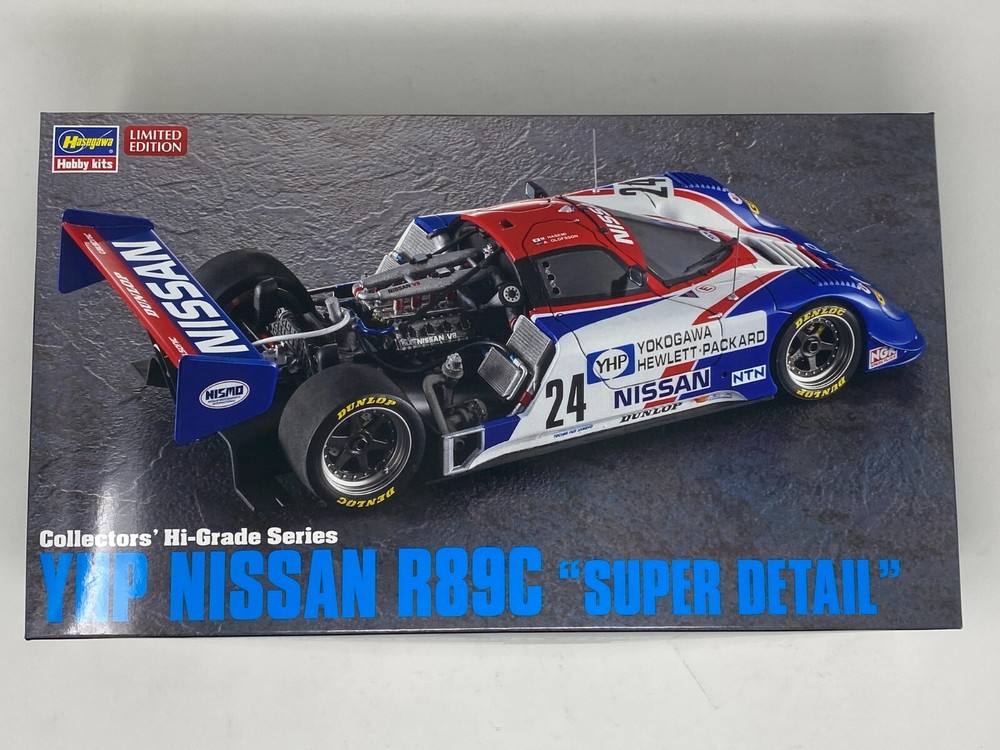 Hasegawa 1/24 Scale YHP Nissan R89C Hi-Grade Super Detail Plastic Model Kit CH54