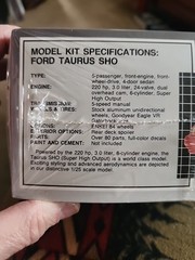 AMT ERTL FORD TAURUS SHO #6145 1991 NEW Sealed Box