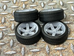 Resin 20 Inch “99-00 Ford F150 Lightning” Model car Wheels/Tires 1/24 1/25 scale
