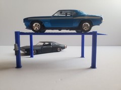 4 Post Lift For 1/32 Scale Garage Mini Display RC Double Stack Car Storage