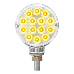 Gg Grand General 75192 Amber/Red/Clear 3 Inches Double Face Pearl Led Pedestal