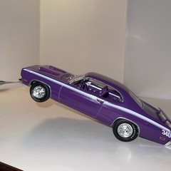 1971 Plymouth Duster 340 Built Model Car 1/25
