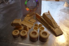 1974-75 F5000 JORGENSON EAGLE RESIN TRANS KIT, INDY RESIN, USAC, CART