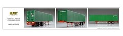 AOSHIMA 1/32 Heavy Freight No.6 40Feet Marine Container Trailer Biaxial Type