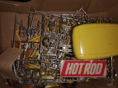HOT ROD magazine Custom ’32 Chopped Sedan 1986 Revell 1:25 Model Kit incomplete