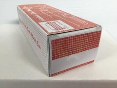 New 1963 Ford Galaxie Promo Model REPLICA BOX ONLY..NO CAR Red