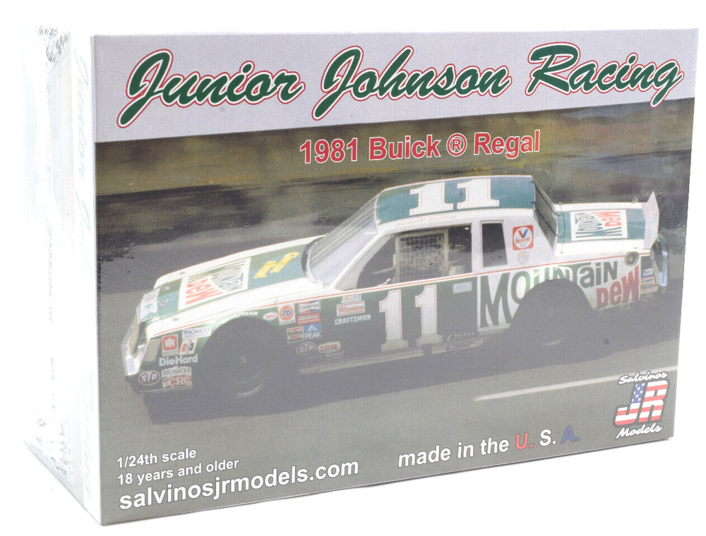 Salvino JR Models “Mountain Dew” Darrell Waltrip 1981 Buick Regal 1/24 Model Kit