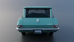 3d Printed 1/25 1965 Plymouth Valiant Station Wagon Model Kit