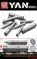 1/35 German Nevelwerfer42 210mm Rocket Launcher w/HE Canisters PE Detail-up Set