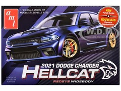 SKILL 2 MODEL KIT 2021 DODGE CHARGER HELLCAT REDEYE 1/25 SCALE BY AMT AMT1325