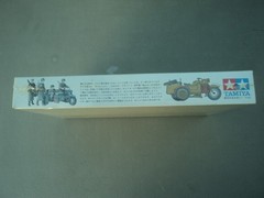 New Tamiya BMW R75 German Motorcycle Sidecar 1/35 Kit WW2 #35016 Made in Japan