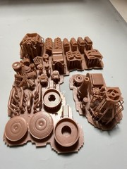1/25th 351 Cleveland Stock 3D Printed