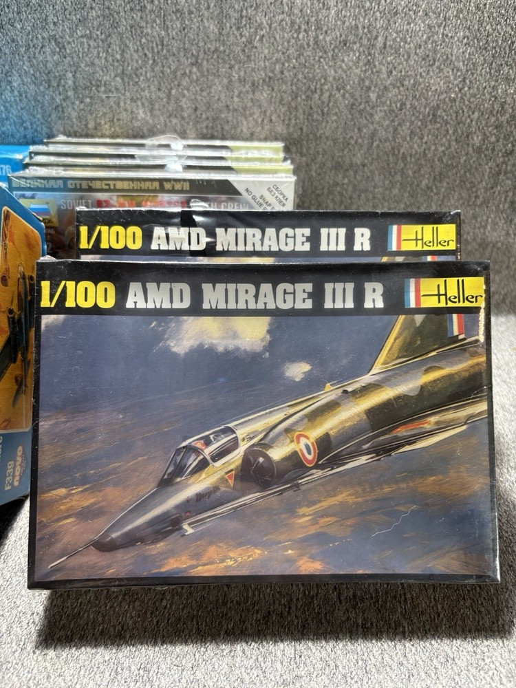 AMD MIRAGE III R- 1/100 Scale Heller Kit#N 002 SIB