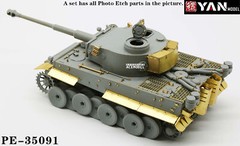 1/35 Panzer IV Tiger 1 Early“Ochsenkopf”Full PE Set w/Barrel Kit for Dragon 6328