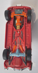 VINTAGE SMP RED 1959 CHEVROLET CORVETTE CONVERTIBLE MODEL CAR 1/24