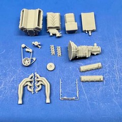 Chevy 632 Supercharged Big Block BBC Engine 1/24 1/25
