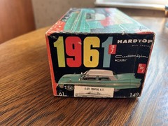 AMT 1961 Pontiac Bonneville HT Model Car Kit Box & Parts Only Read