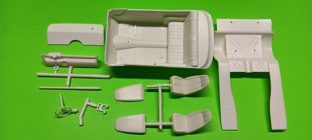 Spirit of 57 1957 Chevy Bel Air 1/25 Gasser Custom Interior Tub Bucket Seats Rod