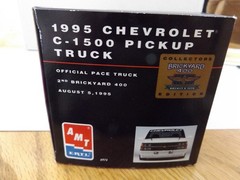 Promo Car 1995 Chevrolet C-1500 Brickyard 400, White 1/25 AMT-ERTL #6974