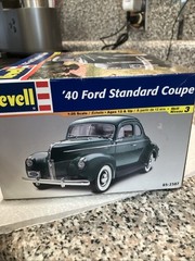Revell ‘40 Ford Standard Coupe Stock Model Kit Sealed New kit number 85-2387