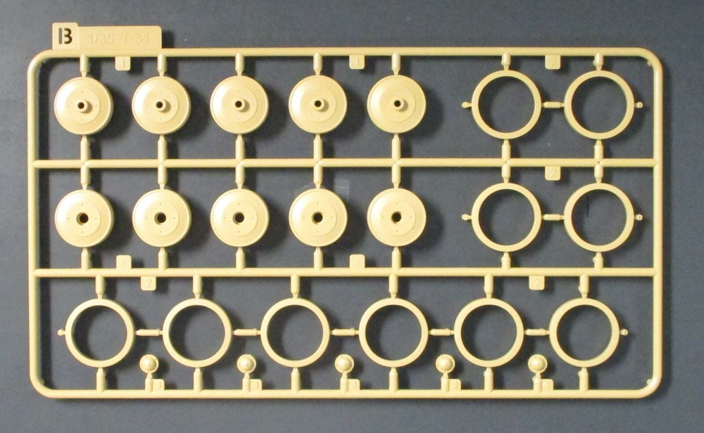 Rye Field Models 1/35th Scale Syrian T34 – Parts Tree B from Kit No. 5030