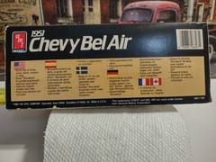 Vintage 1/25 Scale amt 1951 Chevy Bel-Air Model #6607 Open Box, Complete