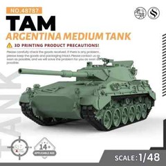 48787 1/48 Military Model Kit Argentina TAM Medium Tank 3D PRINTING
