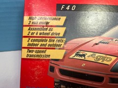 TESTORS MOTORIZED RACING CAR KIT FERRARI F40 RED 3 VOLT MOTOR 2 SPEED TRANS