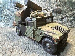 Rare AFV Club AF35358 Built 1/35 AN/TWQ-1 Avenger Hummer Air Defense System Nice