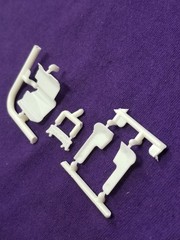 2021 Dodge Charger TRANSMISSION CROSSMEMBER & SHIELDS from 1:25 AMT Model Kit