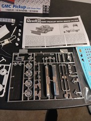 REVELL GMC PICKUP TRUCK CUSTOM TWO TONE PAINT JOB NEEDS TO BE FINISHED 85-7222