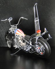 Easy Rider Harley Davidson Built Motorcycle Chopper Captain America Model