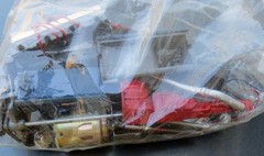 Vintage Peerless/OTAKI 1/12 Ford Mustang Mach 1 – Motorized Missing Body Shell
