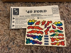 AMT 1940 FORD SEDAN DELIVERY STREET ROD STOCK – 1/25 Vintage 1977