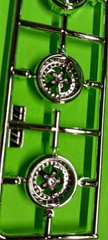 Rims Tires 1985 Olds Cutlass Oldsmobile 442 FE3-X 1/25 Custom Wheels Revell