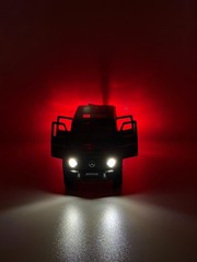 Mercedes AMG G-Class Diecast Model Car Metal Black w/ Lights & Opening Doors