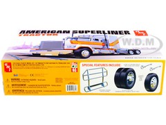 SKILL 3 MODEL KIT AMERICAN SUPERLINER SEMI TRACTOR 1/24 SCALE BY AMT AMT1235