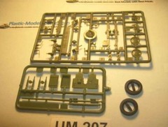 Unimodel 207 – 1/72 ZIS-2 57mm Soviet Anti-Tank Gun Red Army WW II UM 207