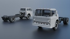 3d Printed 1/25 1972 C-700 Ramp Truck