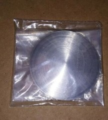 1/8 Scale Spun Aluminum Salt Flat Discs moon wheel covers 1/8th Set Of 4