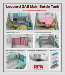 RYEFIELD RM5065+2035 Leopard 2A6 Main Battle Tank and matchedMetal etching parts