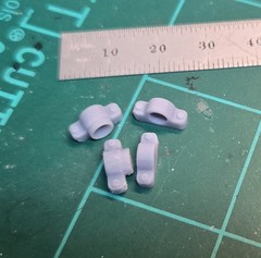 FRONT OPENING MAGNETIC HOOD HINGES 1/24 1/25 SCALE CUSTOM 3D PRINTED RESIN PARTS