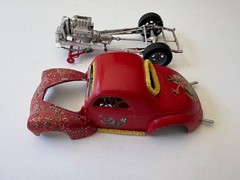 ’41 Willys 1937 Cord Original Issue 1960’s Model Car Junkyard Lot